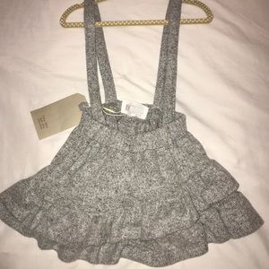 Suspenders skirt - grey